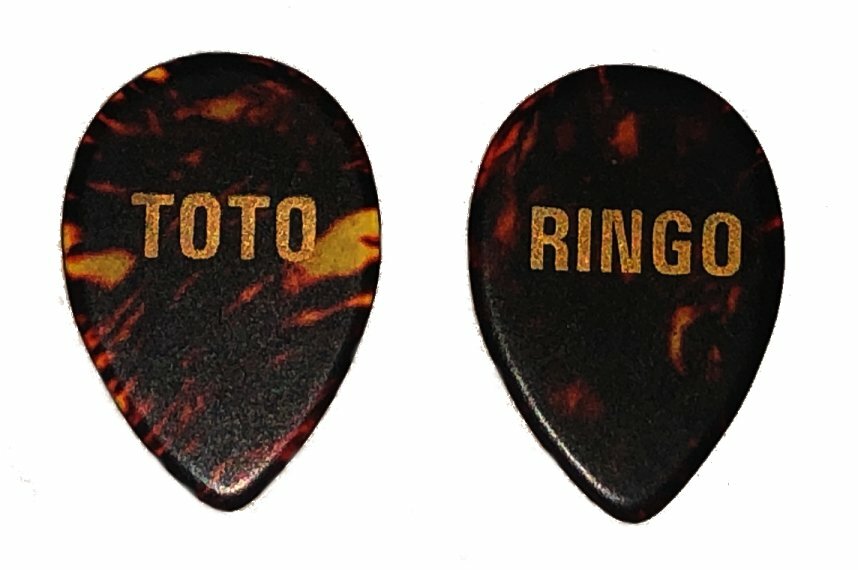 TOTO Guitar Pick - Steve Lukather / Ringo Starr Band Tour | eBay