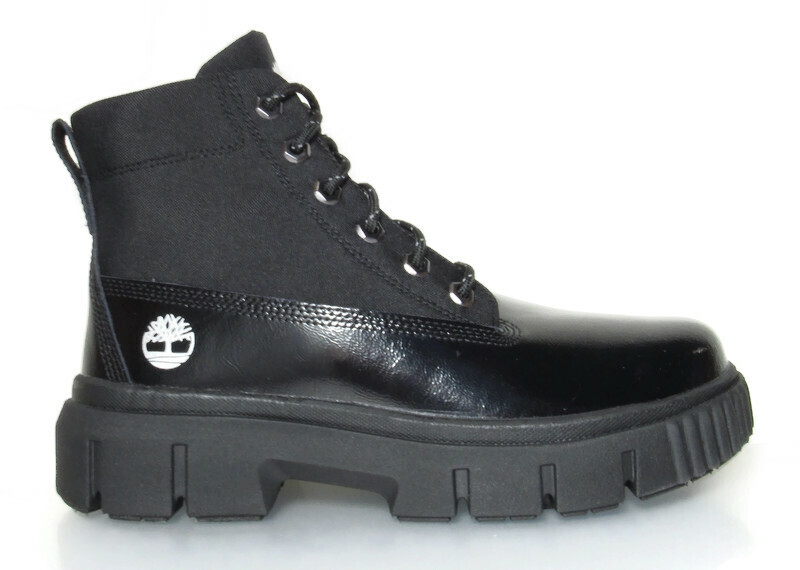 

Черные блестящие легкие ботинки Timberland Greyfield SZ 10, A2KEZ, Black shiny