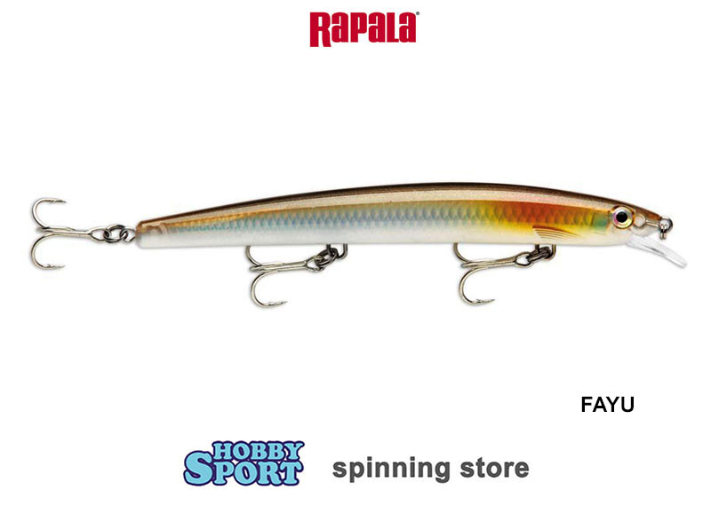 RAPALA MAX RAP MXR 17 COL. FAYU FLAKE AYU  28 GR ARTIFICIALE SPINNING  SPIGOLA