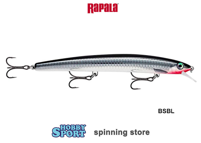 RAPALA MAX RAP MXR 17 COL BSBL LIVE BABY SEA BASS 28 GR ARTIFICIALE SPINNING