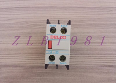 ONE NEW Delixi ac contactor assists the contacts F4-20