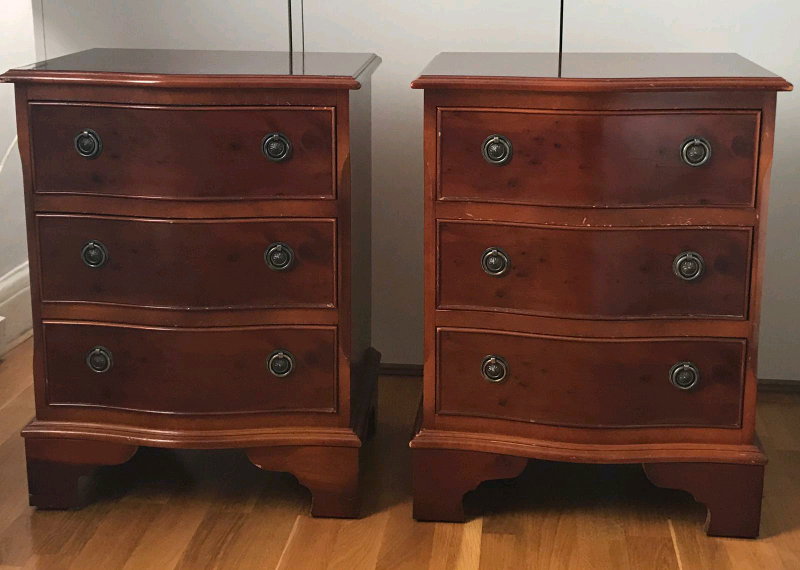 2 Antique wooden bedside tables | in Ruislip, London | Gumtree