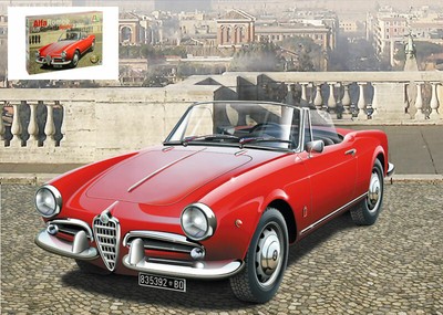 ITALERI ALFA ROMEO GIULIETTA SPIDER 1600 KIT 1:24