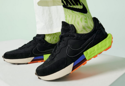 Nike black chunky trainers sale