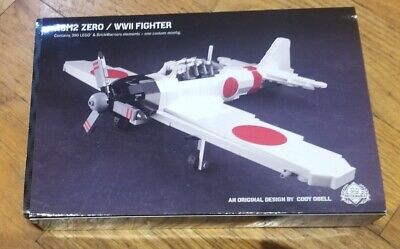 Brickmania A6M2 Zero WWII Fighter Aircraft kit Lego CompleteのeBay ...