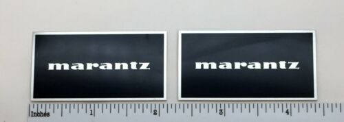Marantz Speaker Badge Logo Imperial Style Custom Made Aluminum Pair