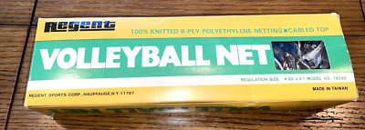 Regent Volleyball Net Regulation Size 3' x 30' Vintage NEW SEALED