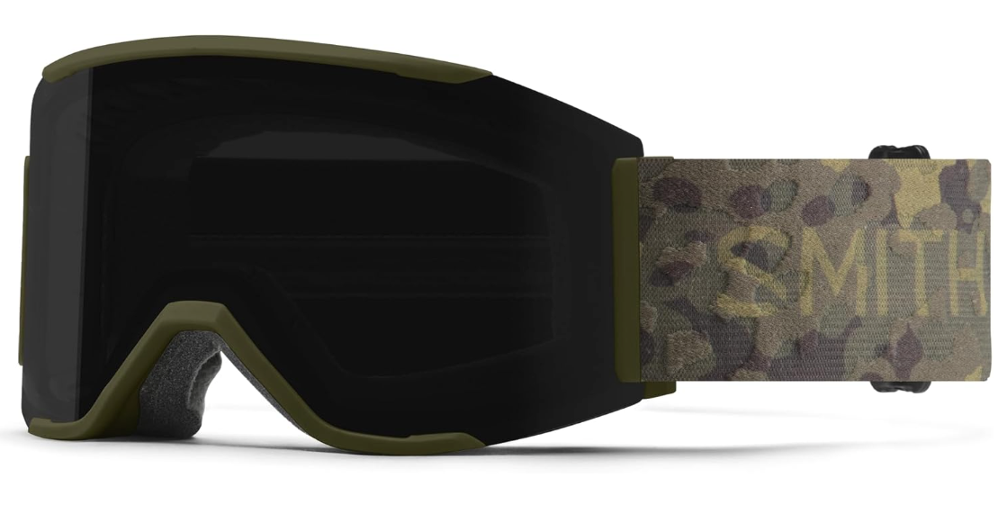 NEW Smith Squad Mag Goggles-Vintage Camo-Chromapop Sun Black