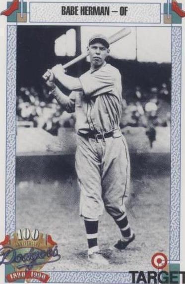 Target Dodgers 1990 100 aniversario - Babe Herman #336