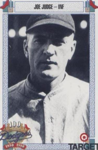 1990 Target Dodgers 100th Anniversary - Joe Judge #397