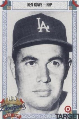 1990 Target Dodgers 100th Anniversary - Ken Rowe #691