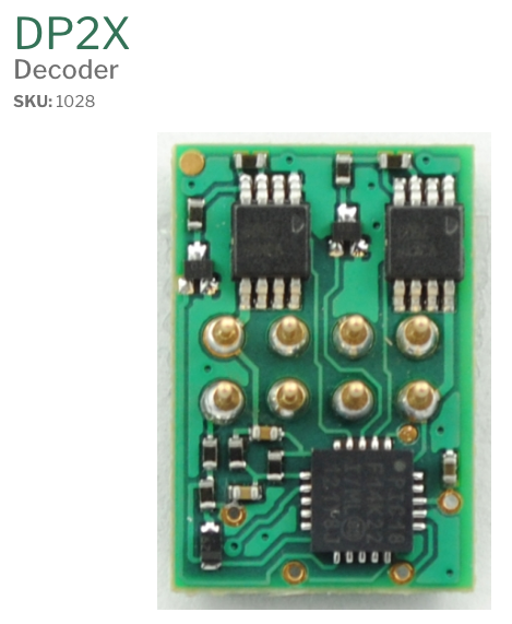 TCS 1028 DP2X 8 Pin NMRA 2 Function DCC Decoder - MODELRRSUPPLY     $5 Offer