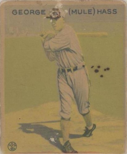 1933 Goudey Big League Chewing Gum - George Haas #219