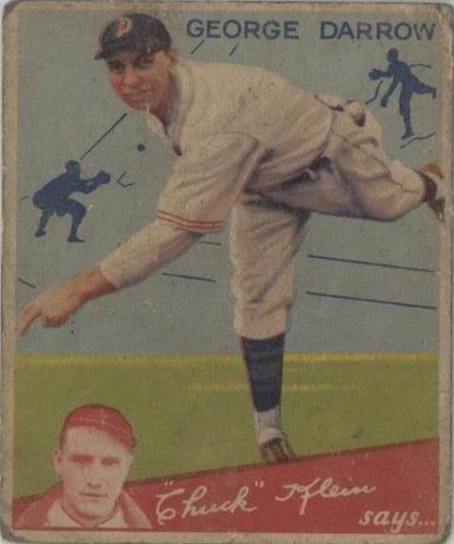1934 Goudey Big League Chewing Gum Baseball Trading Cards