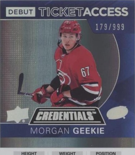 2021-22 Upper Deck Credentials - Morgan Geekie #100