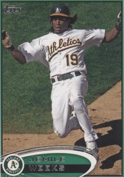 2012 Topps Mini - Jemile Weeks #640