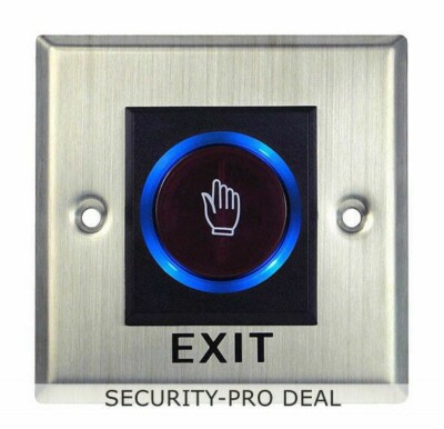 DC12V IR Touchless Door Exit Button/NO-Touch Door Push Button Switch+ LED