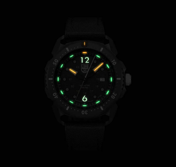 Pre-owned Luminox Men's Watch Ice-sar Arctic Date Display Rotating Bezel Strap Xl.1052