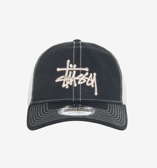 Stussy New Era 9twenty Basic Trucker Shade Black 1311126 100