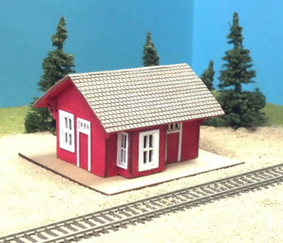 N SCALE  ** Laser Cut **  Depot Kit
