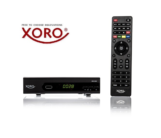 XORO HRS 8659 DVB-S2 digitaler HD Satelliten-Receiver, HDMI, USB, SCART