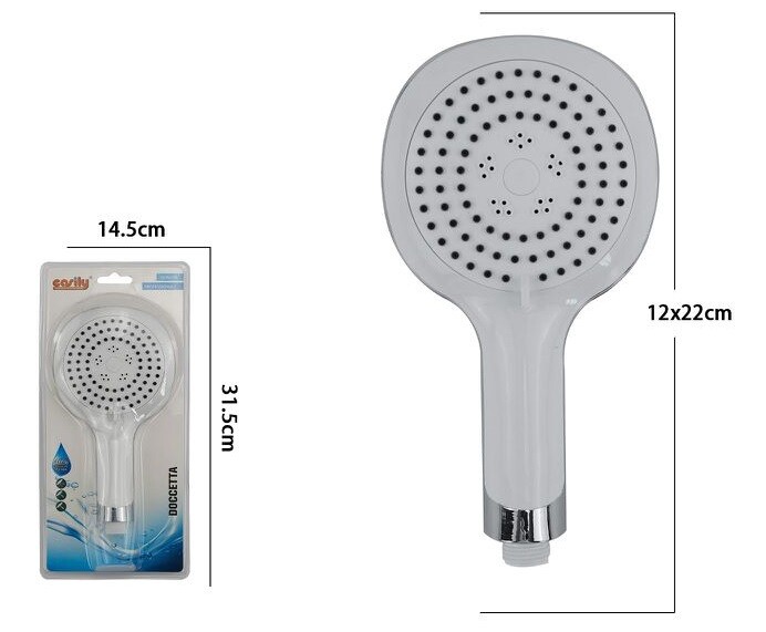 Bagno Doccetta Doccino Soffione Doccia Cornetta Moderno 69341 dfh