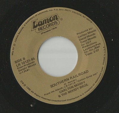 Carlton Moody (2) And The Moody Brothers - Midnight Flyer 1985 7