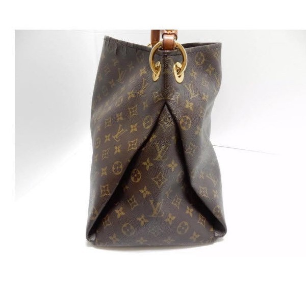 Louis Vuitton Artsy Monogram Brown Coated Canvas Hobo Bag