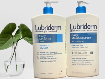 Lubriderm Daily Moisture Lotion (1)All Skin Types (1)Normal To Dry~24oz.X2