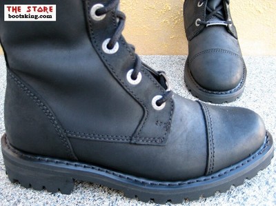 HARLEY-DAVIDSON HARLEY DAVIDSON DAMEN BOOTS SAVANNAH SCHWARZ KULT BIKERBOOTS GR. 36 BIS 41