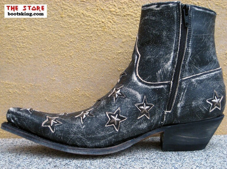 SENDRA SENDRA BOOTS COWBOYSTIEFELETTE VINTAGE WESTERNSTIEFELETTE HANDMADE GR 39 BIS 43