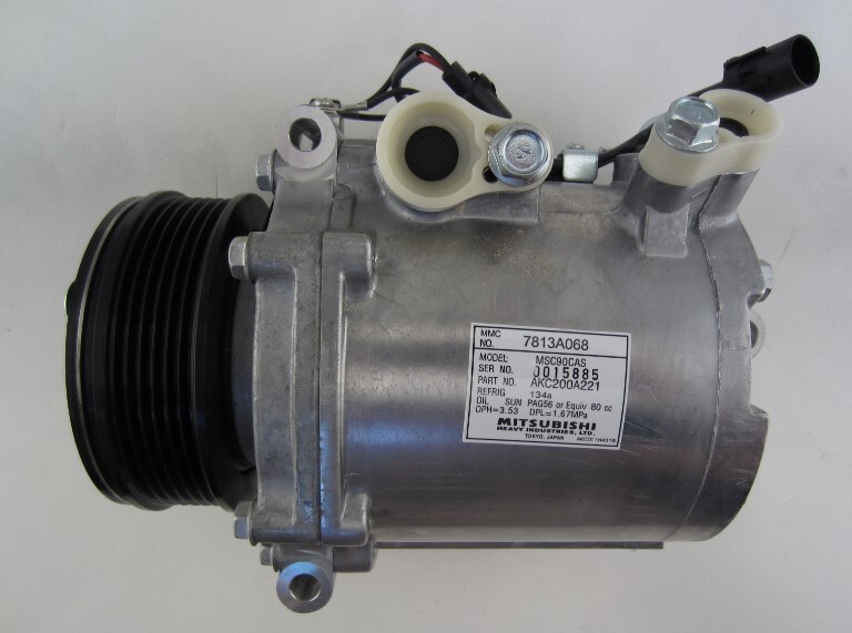 New OEM AC Compressor for Mitsubishi Lancer Evolution 2.0L 2008 to 2010 7813A070 - Picture 1 of 1