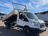 2015 65 FORD TRANSIT 350 2.2 TDCI 125 MWB L2 TIPPER DROPSIDE TIPPING BODY 129K
