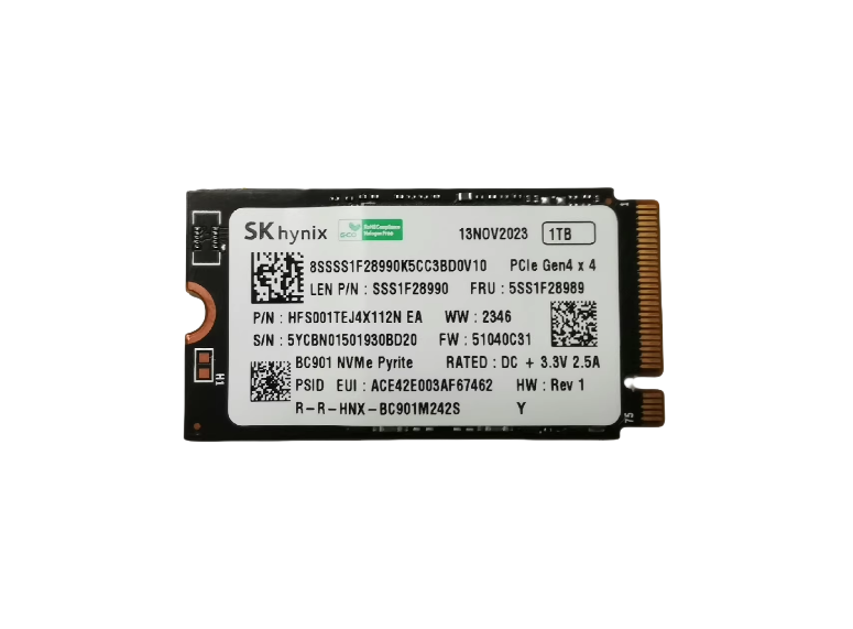 内蔵型SSD SK hynix 1TB SSD PCIe Gen4 M.2 2280 NVMe SK HYNIX HFS001TD9TNI-L5B0B 1TB SSD PCIe GEN3 X4 NVMe M.2