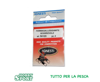 2 BUSTE FERMA GALLEGGIANTI SCORREVOLI SIZE M 5012M IGNESTI  PESCA ALL'  INGLESE