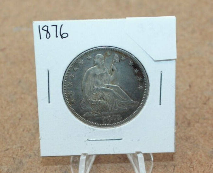 1876 Seated Liberty Half Dollar  [112WEJ]