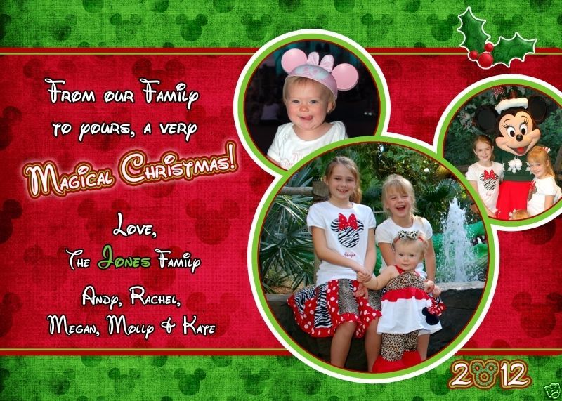 Mickey MOUSE invitaciones y tarjetas de felicitación de Navidad