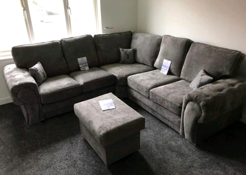 5 Seater Verona Corner Sofa With Full Back Cushions in Belfast City