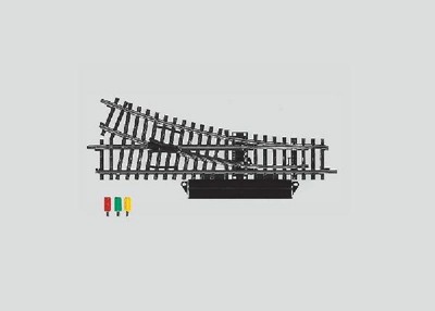 Maerklin Pista de k Eléctrico Cambiavía Derecho r424 6mm Escala H0