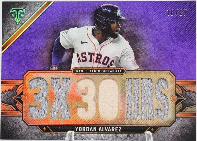 2024 Topps Triple Threads - Yordan Alvarez #TTR-YA3