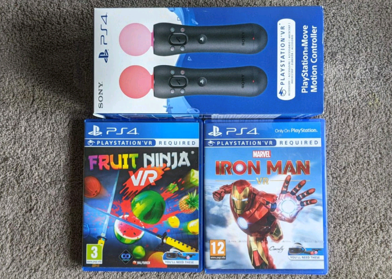 Ps4 Vr Move Controllers Playstation Psvr Ps4vr Ps5 Vr Wands Game Ps Vr In Southwark London Gumtree