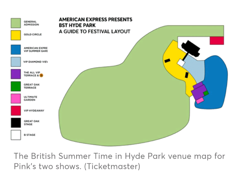 Pink/P!nk GOLDEN CIRCLE tickets London Hyde Park June 24th Saturday in Bothwell, Glasgow Gumtree