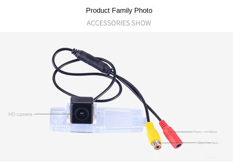 360&deg; 12V Car Rear Front Side View Backup Camera Mini CCD Coms Night Vision o