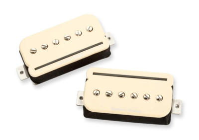 Seymour Duncan SHPR P-Rails Humbucker Pickup Set, Cream