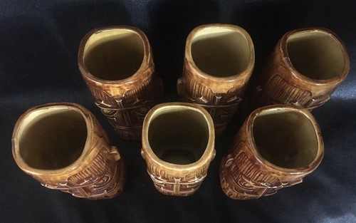 Tiki Mug Otagiri Co Import Japan Straight Lips 7 5/8