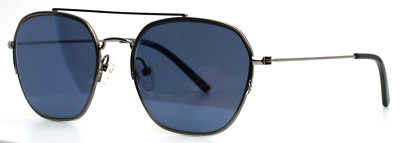 LINEA ROMA LR3705 C2 Silver Mens Aviator Full Rim Sunglasses 55-19-145 B:46