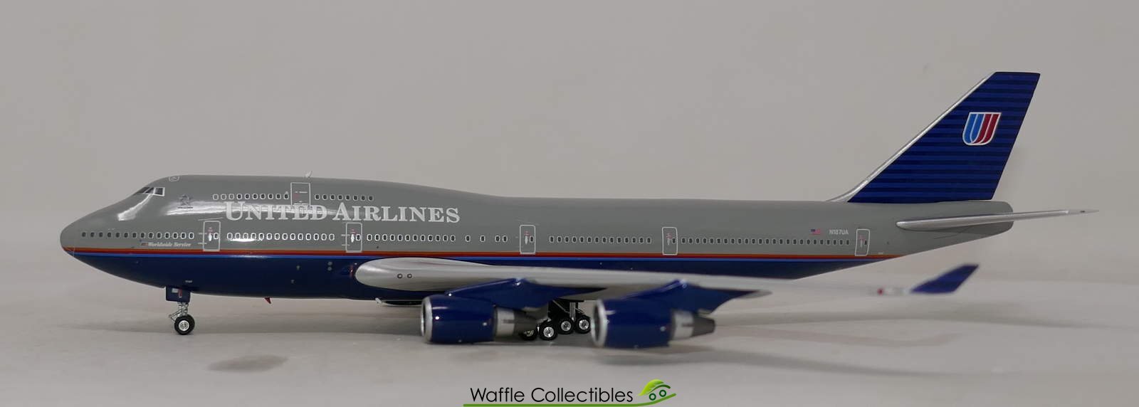 お値下げ！】ユナイテッド航空 ボーイング747-400 N187UA