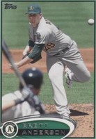 2012 Topps Mini - Brett Anderson #104