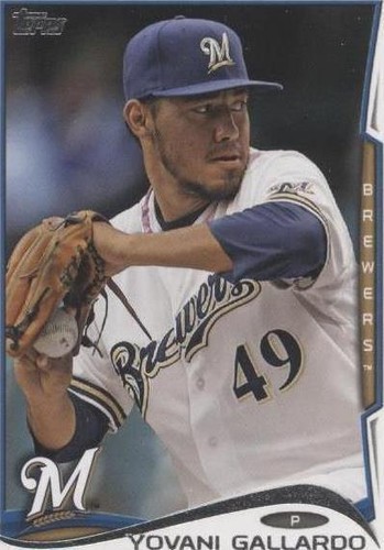 2014 Topps Mini - Yovani Gallardo #388