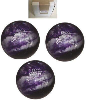 EPCO Duckpin Bowling balls - Starline Galaxy - Purple (with engraving)
